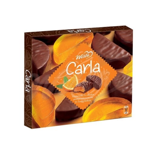 Wisła Pomarančové želé v čokoláde Carla