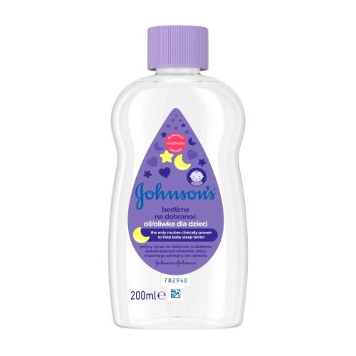 JOHNSON'S Bedtime olivový olej pre deti, 200 ml