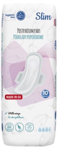 Akuku popôrodné vložky Slim wings 10 kusov