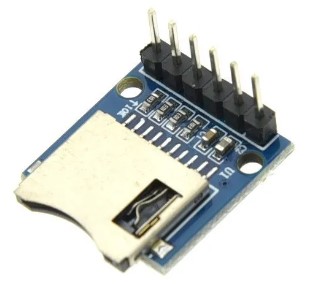 Mini micro SD modul čítačky pamäťových kariet