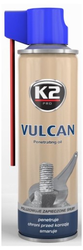 K2 VULCAN ODSTRAŇOVANIE HRDZE PRE ZAPEMENENÉ SKRUTKY 250ml