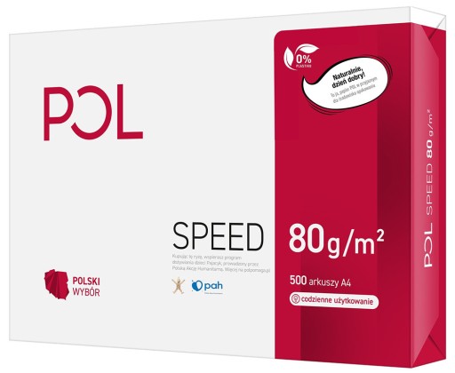 PAPIER do kopírky POLspeed PRINTER A4 80g 500 listov