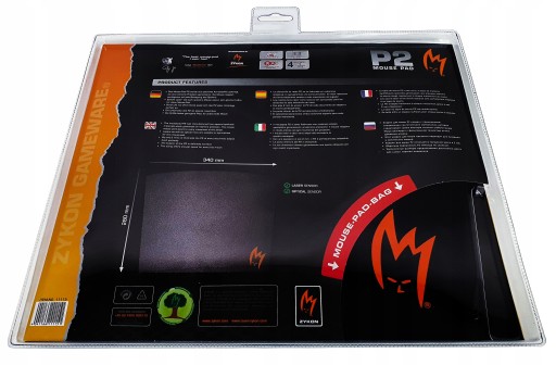Veľká podložka pod myš GAMING + TAŠKA 34x28cm