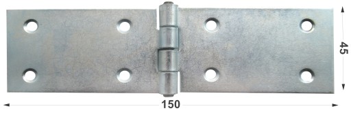 STAVEBNÝ PLECHOVÝ PÁN NA DVERE 45x150 STRIEBORNÝ