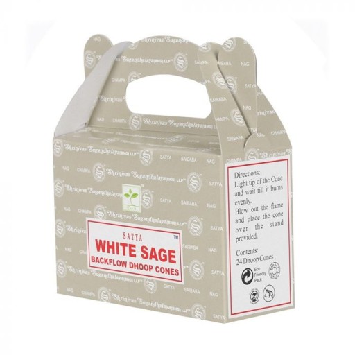 Vonné tyčinky Satya Backflow Dhoop White Sage