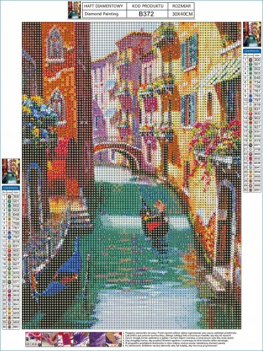 5D diamantová výšivka Diamantový obraz BENÁTKY A CHANNEL IN BENÁTKA 30x40cm