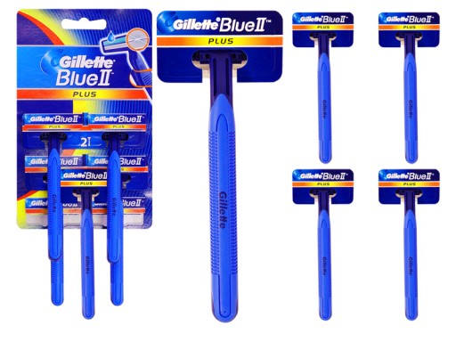 Holiace strojčeky GILLETTE BLUE II PLUS 5 KS.