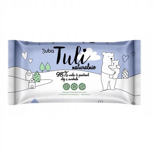 Luba Tuli prírodné detské obrúsky 98% voda & panthenol 50 ks