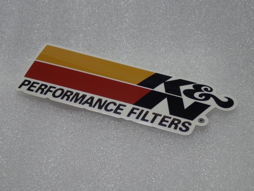 K&N KN PERFORMANCE FILTERS NÁLEPKA 13,7 x 4,6 cm
