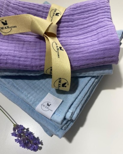 Prémiová mušelínová plienka SWANSTORE GOTS