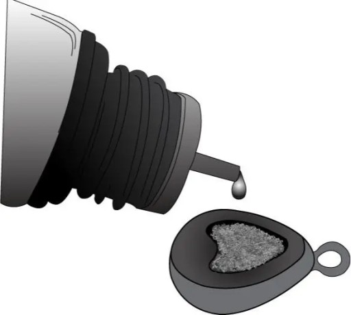 Feeder Bait Drop Bomb sinker 10g