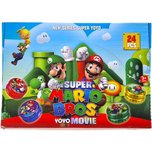 YOYO SVIETIACE YOYO SVIETI SUPER MARIO ZRUČNOSTNÁ HRAČKA PRE DETI LED
