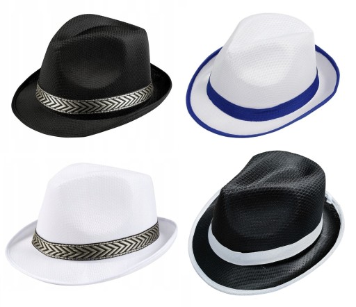 FEDORA klobúk al capone klobúky 12 farieb