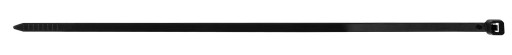Sťahovacie pásky 4,8 x 370 mm, 75 ks NEO čierna 01-612