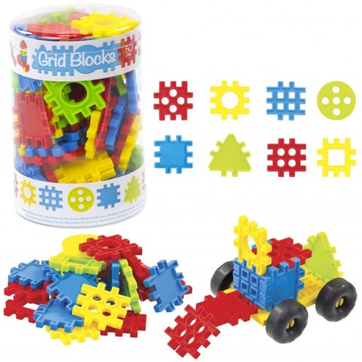 MOCHTOYS MRIEŽKOVÉ BLOKY MRIEŽKA 50 PRVKOV