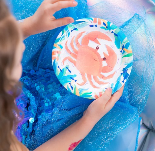OCEAN Papierové taniere More Underwater World Animals Birthday 18cm x6