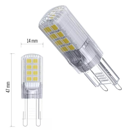 G9 LED žiarovka 2,5W=32W neutrálna biela 4000K EMOS ZQ9536