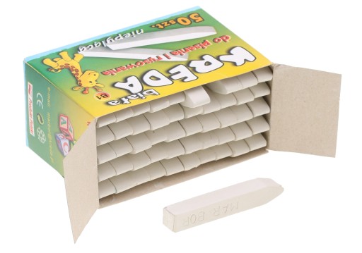 KRIEDY BIELA KRIEDA 50 ks NA TABULE B1 SET