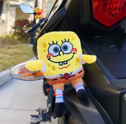 SPONGEBOB SQUARE NOHAVICE KEYRING PLYŠOVÝ KEYRING PRÍvesok POSTAVA