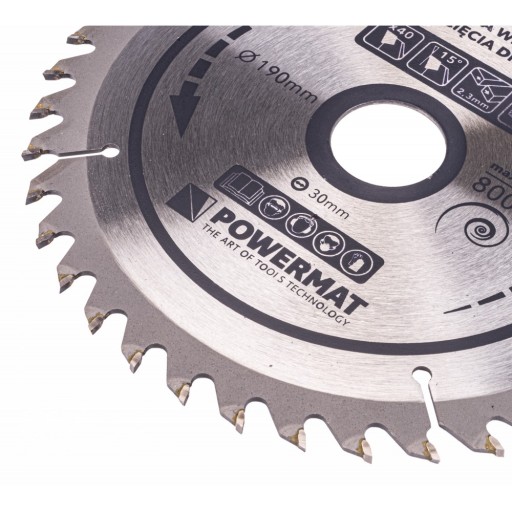 Kotúč WIDIOWA 190 x 30 mm 40Z POWERMAT