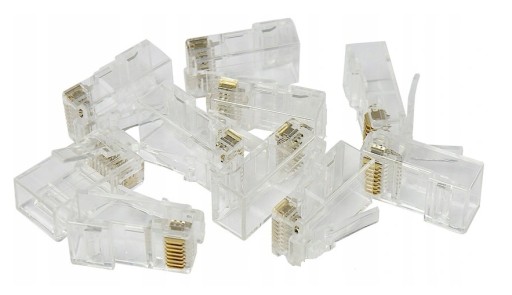 RJ45 zástrčka 8P8C UTP kat.5e 10 ks