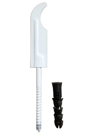 RÚČKA hliníkový hák na radiátor SABRE 18cm