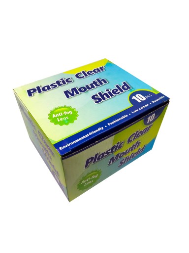 Transparentná maska Mini Visor Bezfarebná