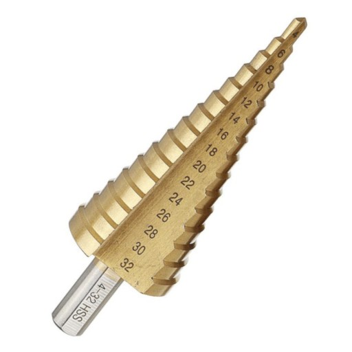 KROKOVÝ KUŽELOVÝ VŔTAČ HSS4241 ROZSAH 4-32 mm