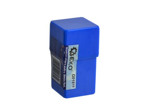 Číselné čítačky 8mm 9 kusov. GEKO G01811