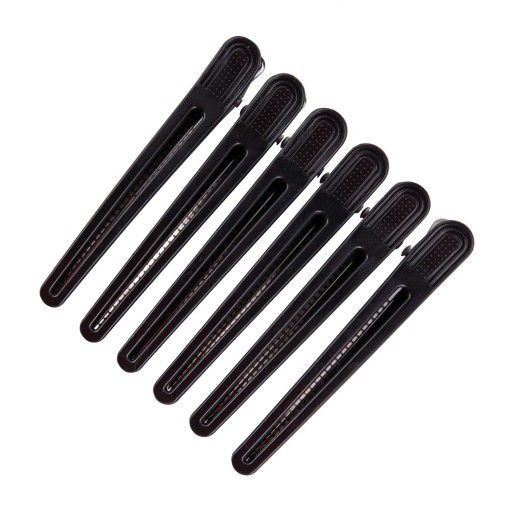 Sponky Kadernícke Sponky HLINÍKOVÉ Sponky 6 kusov, 10 cm Poniky