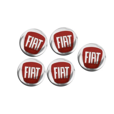 Samolepka s logom Fiat na kľúči s diaľkovým ovládaním 15 mm