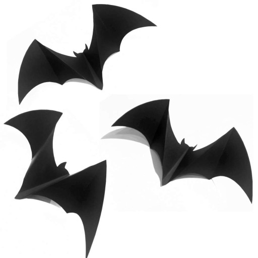 Kartón DECORATION BAT 3D, samolepiaci, XL