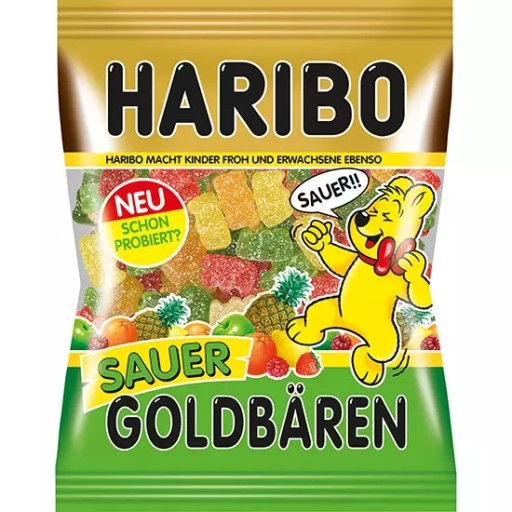 Haribo Sauer Goldbaren Jelly fazuľa 175g