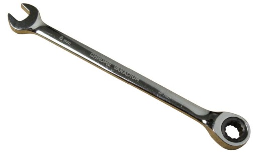 Kombinovaný kľúč s 8mm račňou