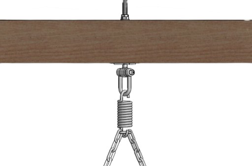 Hojdací hák, pre hojdačku s okom M10 x 200 mm