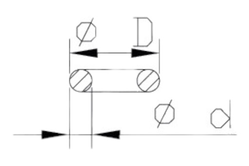 O-krúžok 1.8X7.5 Kayaba KX 125