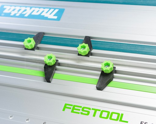 Zarážky vodiacich koľajníc Festool a Makita