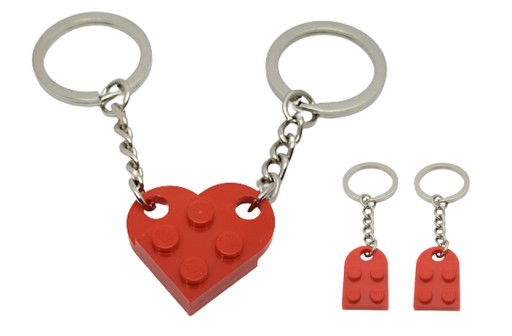 LEGO HEART RED FRIENDSHIP HEART darček na Valentína