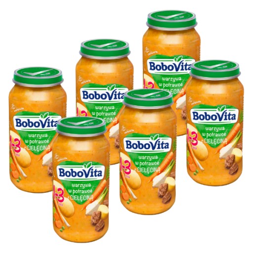BoboVita Junior Zelenina v guláši s teľacím mäsom 1-3 roky 250 g