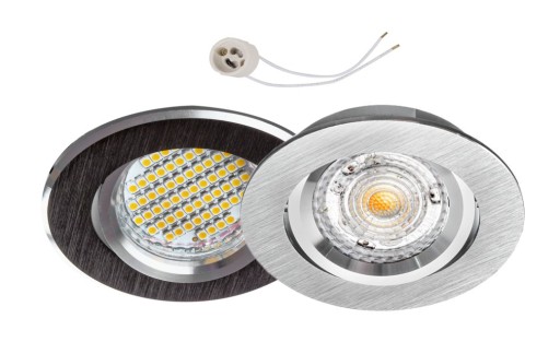 POHYBLIVÉ okrúhle stropné svietidlo pre LED 230V GU10