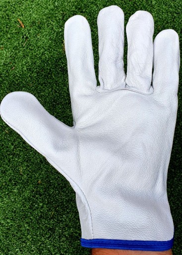 BASS Celokožené zváračské kožené pracovné rukavice MONTERSKIE veľkosť 10
