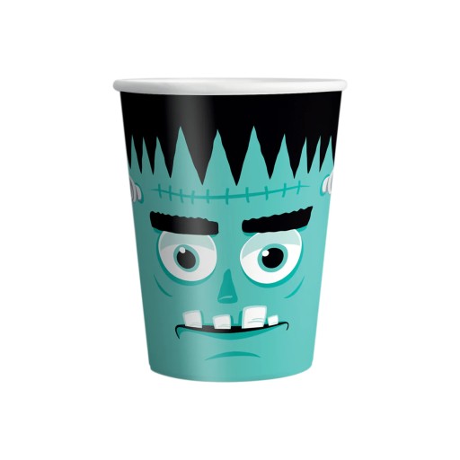 Halloweenske papierové poháre Monsters 6 ks.