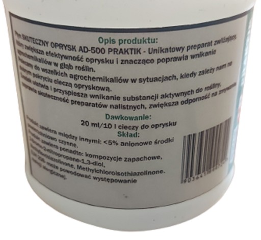 AD-500 PRAKTIK ČINIDLO ZVYŠUJE ÚČINNOSŤ STREKOVANIA