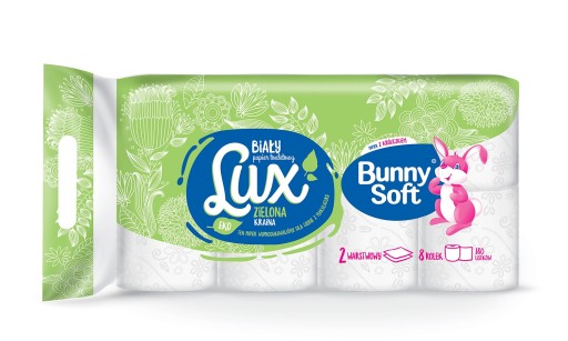 BUNNY SOFT LUX Recyklovaný toaletný papier 2W 8 ks