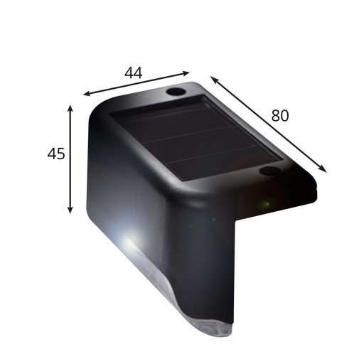 Solárne terasové schodiskové svietidlo SLR LED EDGE