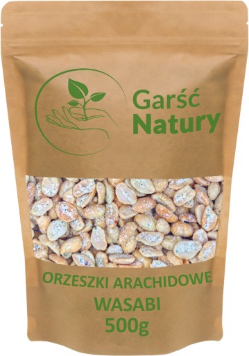 ARAŠIDY 0,5kg pražené arašidy S PIKÁTNYM WASABI