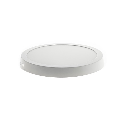 POVRCHOVÝ okrúhly LED stropný panel LED PANEL 18W 1620lm Nebliká CCD SLIM