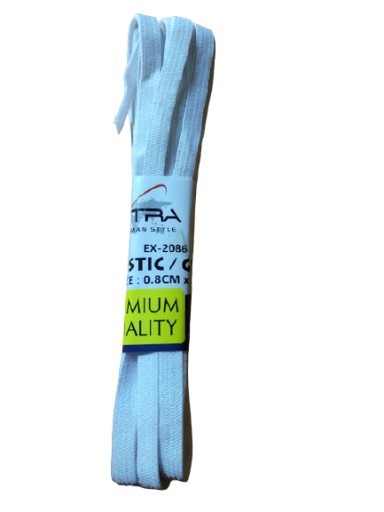 ÚZKY BIELY Elastický pás na pripevnenie k nohavičkám