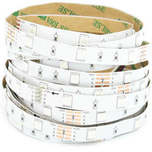 Farebný RGB LED pásik 5050 7,2W/1m 12V na meter
