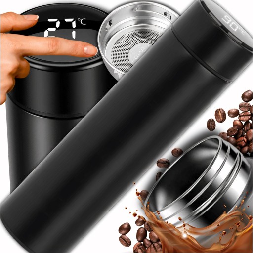 CHYTRÝ TERMOHRNČEK 500ML TERMOFAĽA LCD